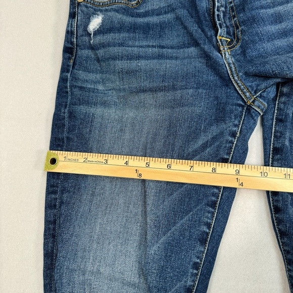 7 For All Mankind The Ankle Skinny Jeans Womens Size 29 Medium Blue Mid Rise - Picture 11 of 13